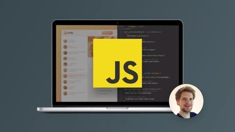 Official course cover for The Complete JavaScript Course 2025: From Zero to Expert!