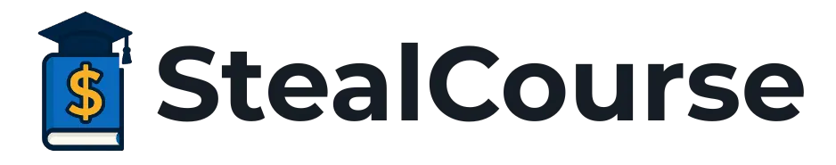 StealCourse logo dark